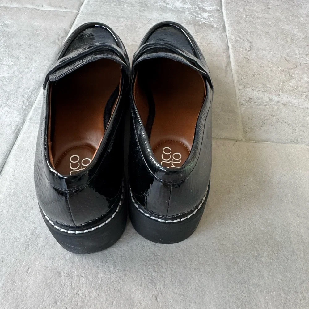 Franco Sarto Womens Balin Lug Sole Chunky Loafer sz 8 - Picture 2 of 3